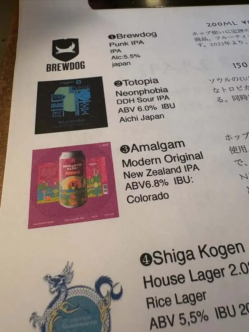 Beer Pub Camden池袋東口店で7種開栓　AmalgamのNZ IPAも登場