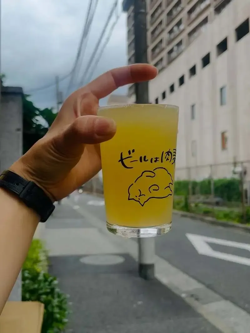 Yakiniku Stand Niku to Mugi features AMAKUSA SONAR BEER's 'Kudaranai' TDH Hazy IPA