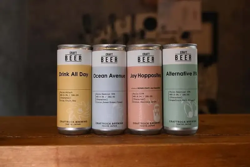 Craft beer TOCA in Mitaka adds four Craftrock Brewing beers