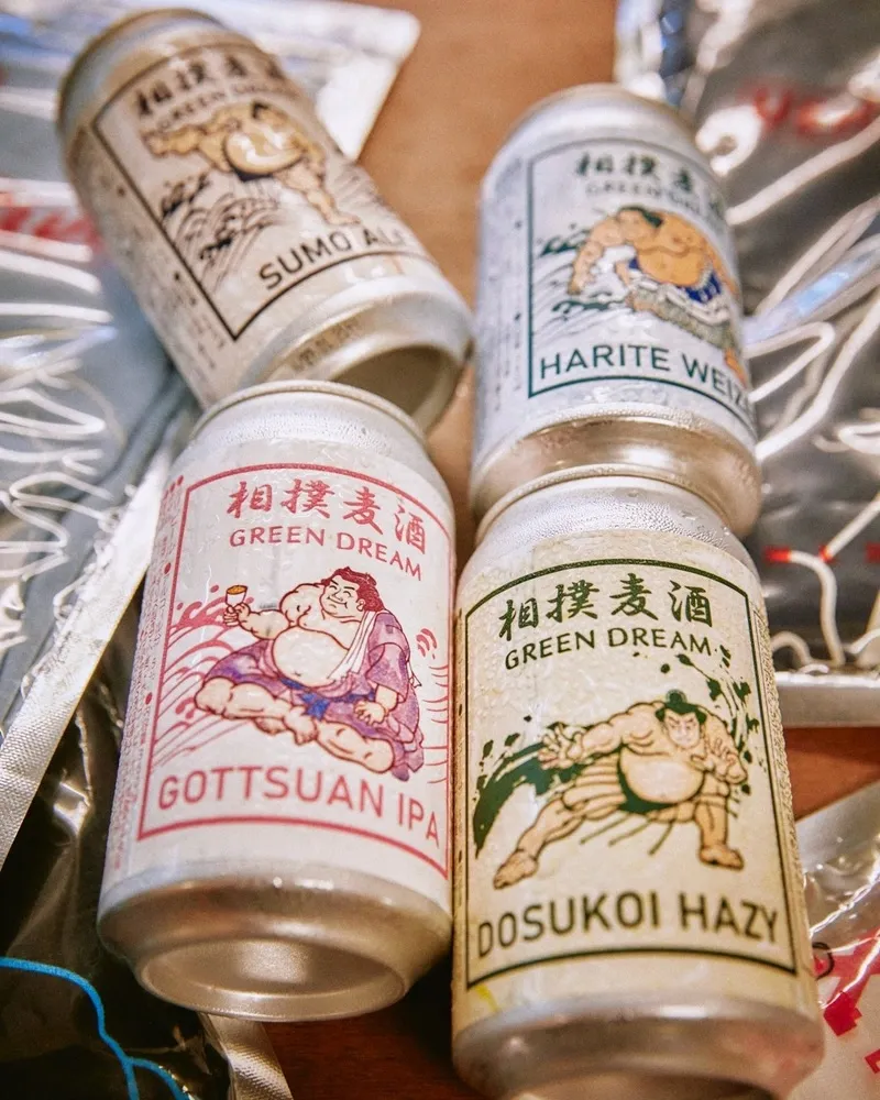 Ueno Leisure Club adds four Sumo Beer releases from GREEN DREAM BREWERY