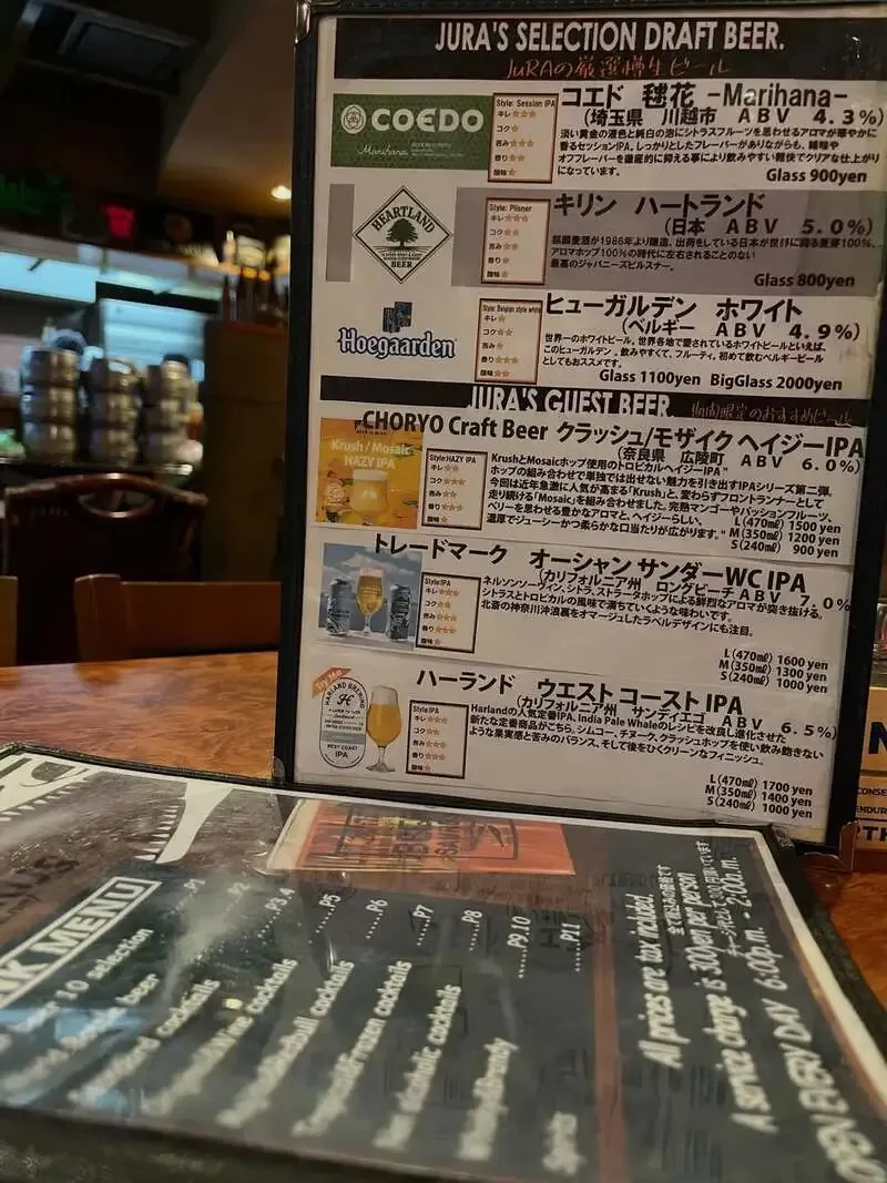 Three IPA Guest Beers Rotated at Beer Saurus JURA in Kawagoe