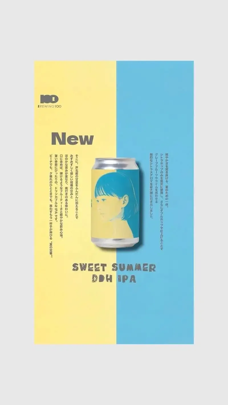 Brewing Hyaku Introduces 'Sweet Summer DDH IPA' Made with Ashikita Amanatsu
