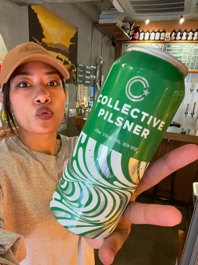 TAP&GROWLER下北沢でCollective Arts Brewingのラガー開栓