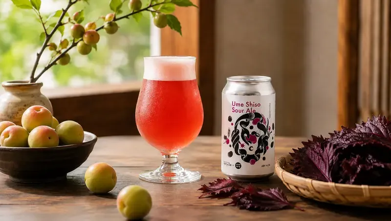 Better life with upcycleが梅と赤紫蘇の「Ume Shiso Sour Ale」を発売