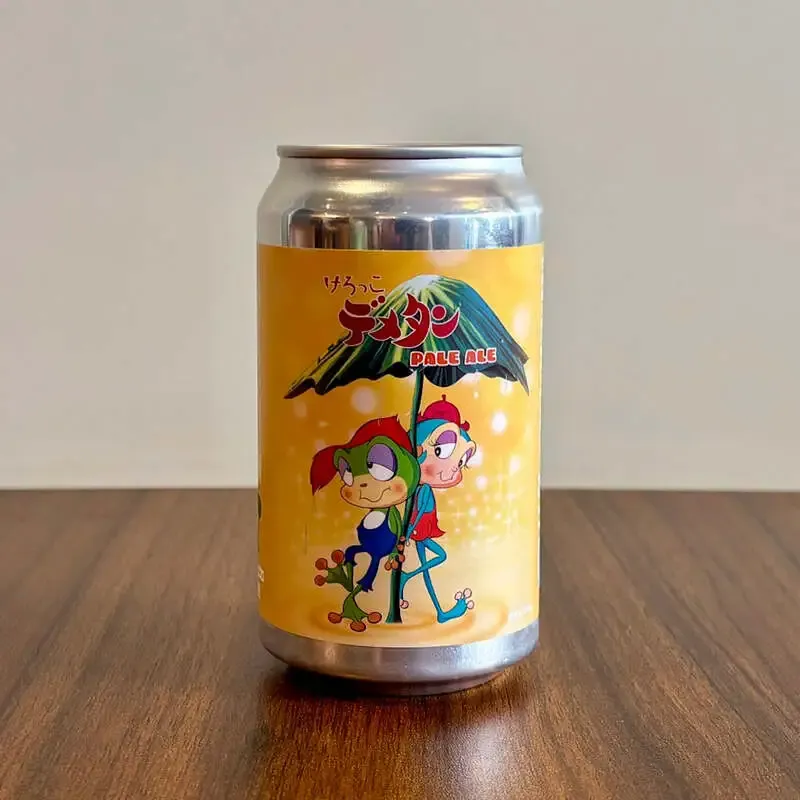 OGA BREWING、アニメ『けろっこデメタン』コラボの缶ペールエールを発売