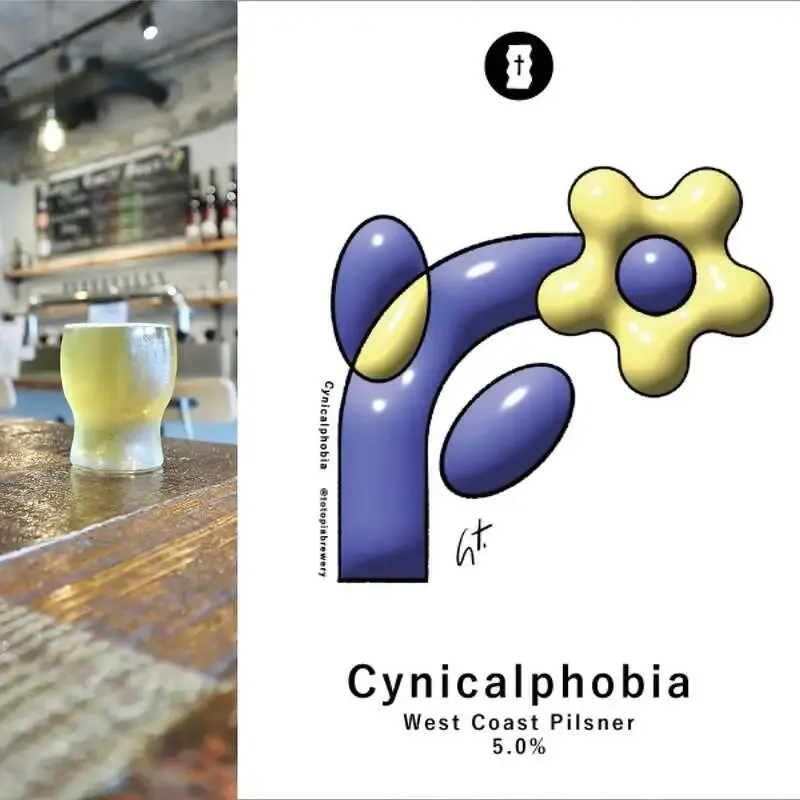 Totopia’s “Cynical Phobia” West Coast Pilsner Tapped at Takadanobaba Beer Shokudo