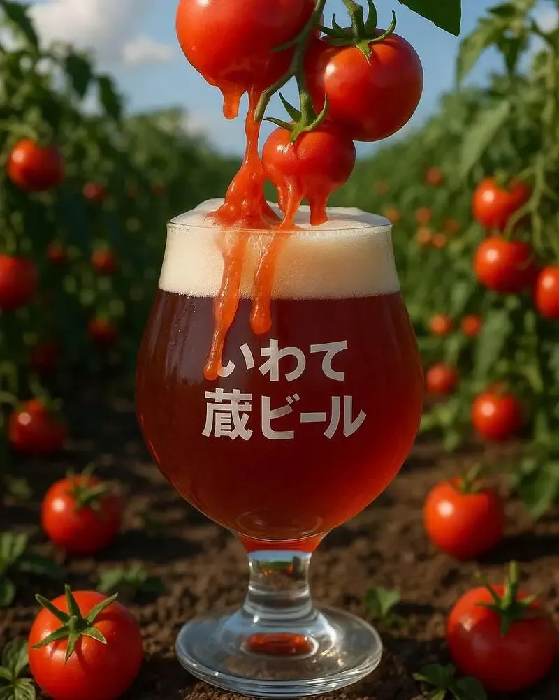Beer House Hobbitでいわて蔵ビール「Tomato Ale」開栓、6種の樽生を案内