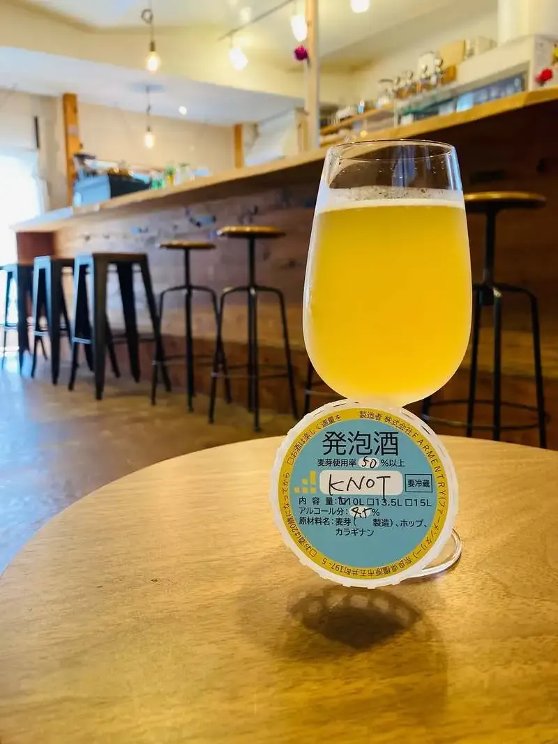 Chiitoko Shoten in Shimosuwa adds FARMENTRY’s KNOT to a four-beer tap list