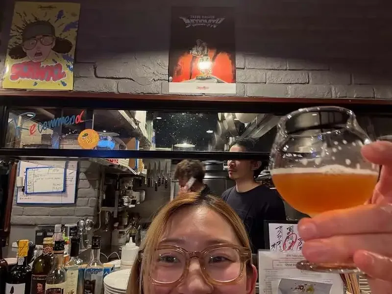 CRAFT BEER MARKET 田町店でカギヤ醸造所「ダブルデッカーIPA」開栓