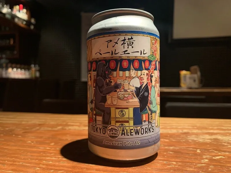 Tokyo Aleworks Ameyoko Pale Ale featured at Meguro Republic