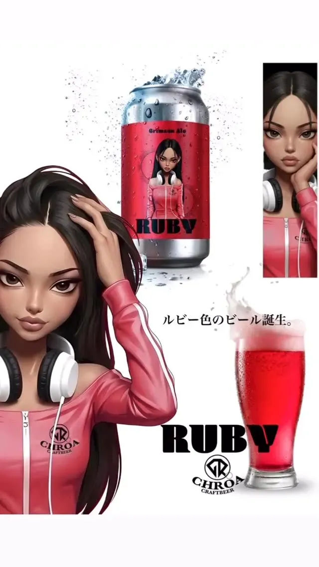 夢麦酒太田ブルワリー/ダニエルハウスでCHROA『RUBY』提供開始、ルビー色のクリムゾンエール