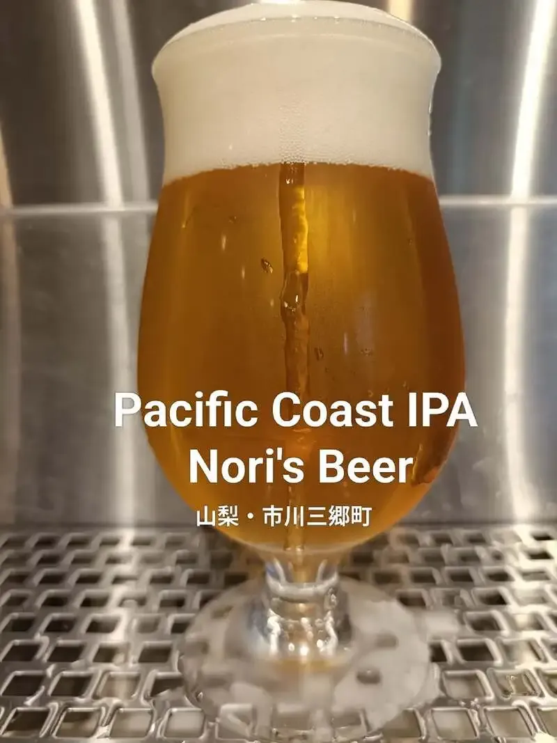 南柏の2階のクラフトビール屋つむぎでNori's Beer『Pacific Coast IPA』が新規開栓