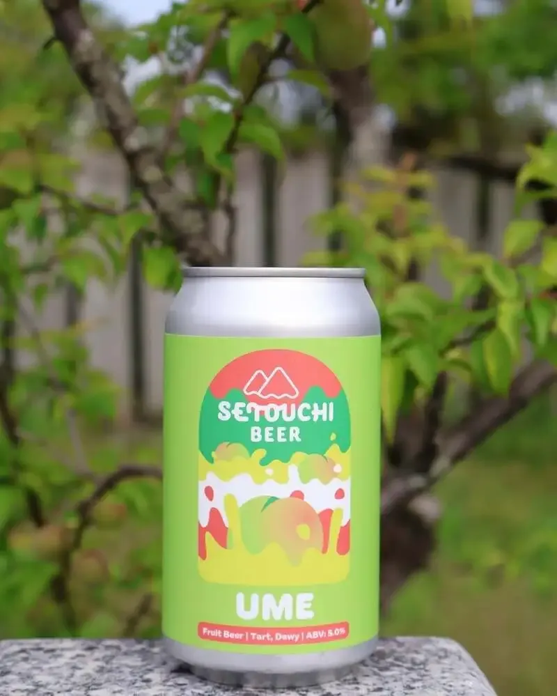 せとうちブルワリー、梅のフルーツビア『SETOUCHI UME』を再発売