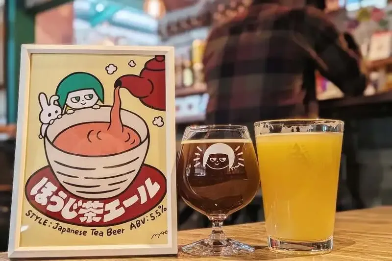 四日市・craft beer HOP CROWDでほうじ茶エールとDDH Citra Hazy IPAを案内