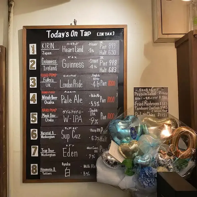 目黒BeerPub SCENT、11年目開始の5/17タップに8種が並ぶ