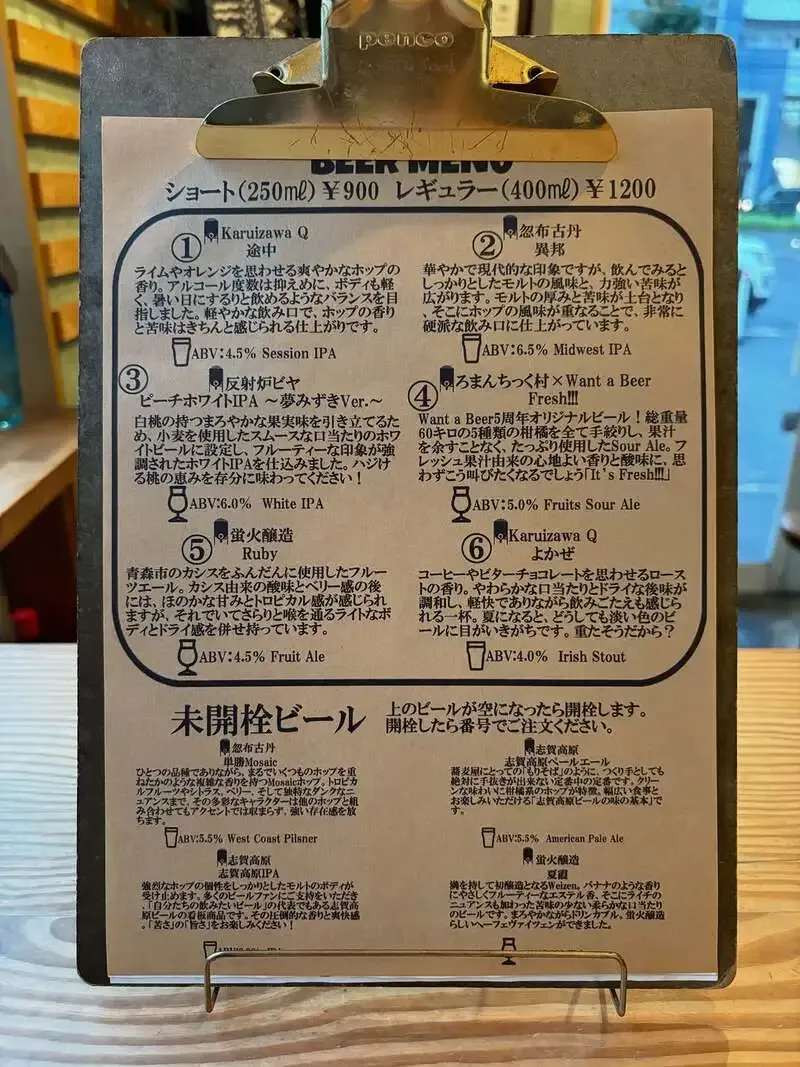 Want a Beer、9月9日に17時から営業　宇都宮で楽しむクラフトビールの夜