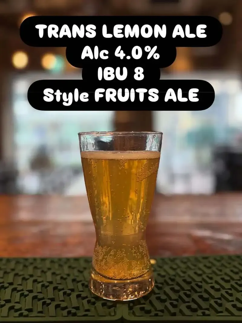 THE CRAFTでトランスブリューイングのシチリア産レモン果汁フルーツエールを紹介