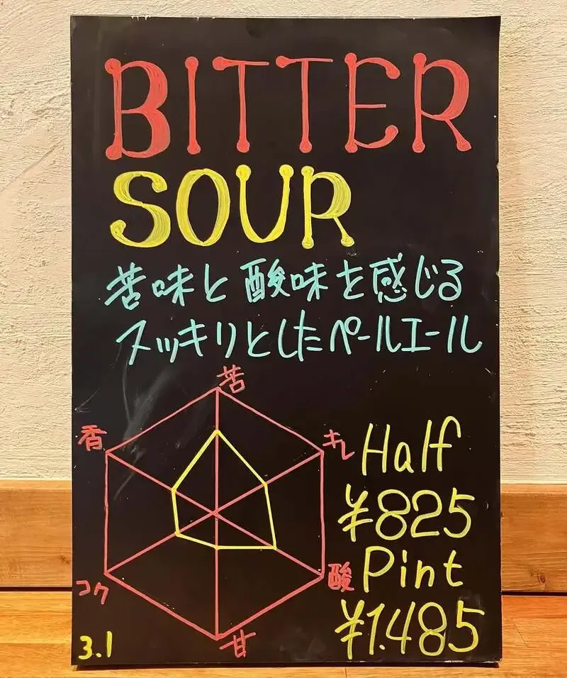 T.T BREWERY チネチッタ通り店でペールエール刷新、BITTER SOURを案内