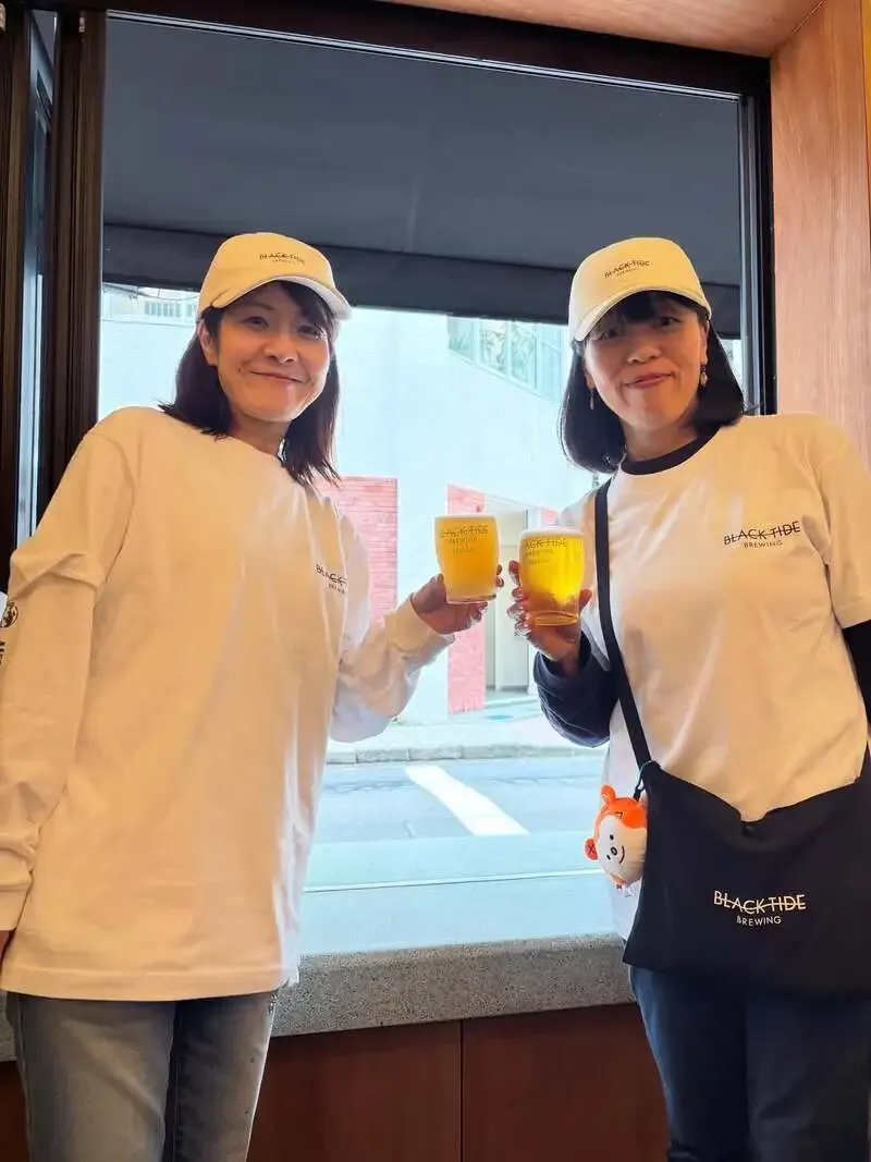 BLACK TIDE BREWING - SENDAIでテラス席開放、SAKURAを案内