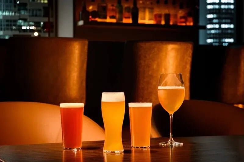 北新地のビールと羊、オオサカビール4種を御堂筋のホテルで提供
