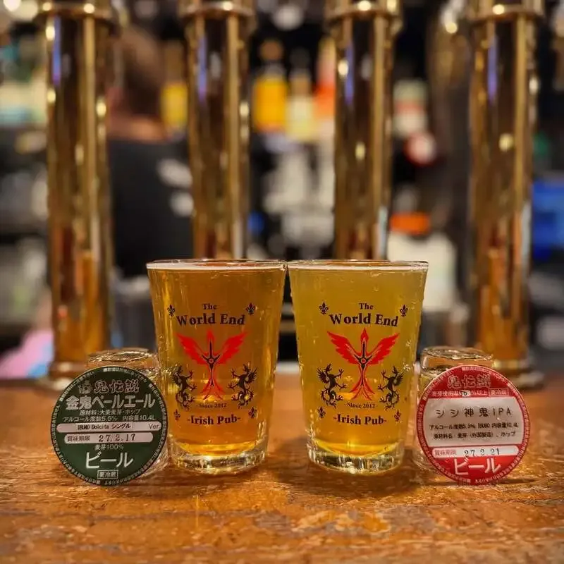 上野のThe World End、鬼伝説ビール2種を新規開栓　4月26日に14周年祭