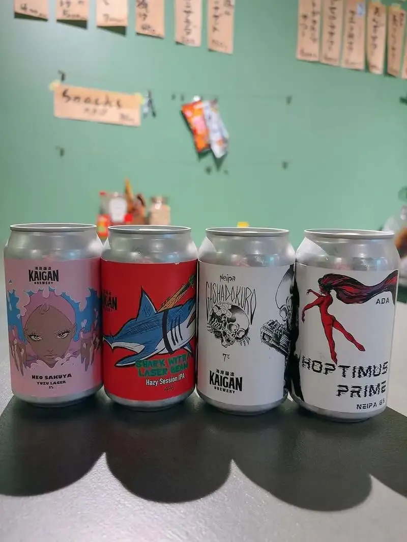 444 BEYONDにkaigan_breweryのゲスト4種が到着、4月4日提供