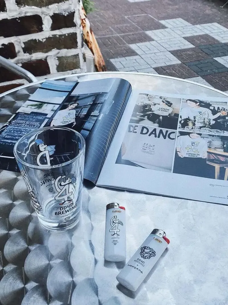DD4D BREWING & CLOTHING STORE in Matsuyama pours two HONGAMA collabs