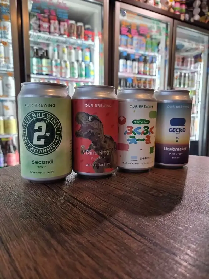 Craft Beer Scissors Akihabara adds four OUR BREWING beers, latest Tap List also updated
