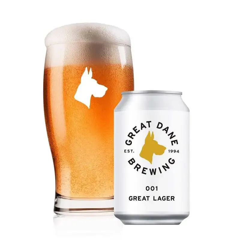 Beer House HobbitでGreat Dane Brewing「Great Lager」初開栓、豚ロース山椒炒めと合わせて