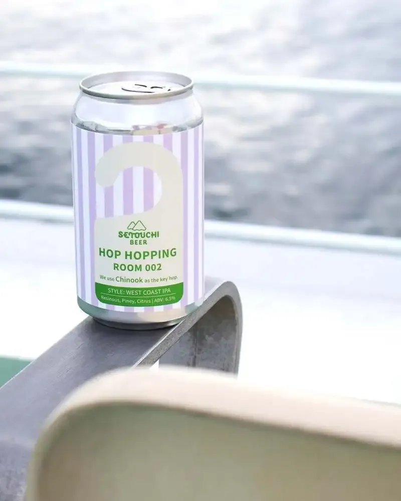 Setouchi Brewery Begins Selling "HOP HOPPING ROOM002," a West Coast IPA with Chinook as the Star