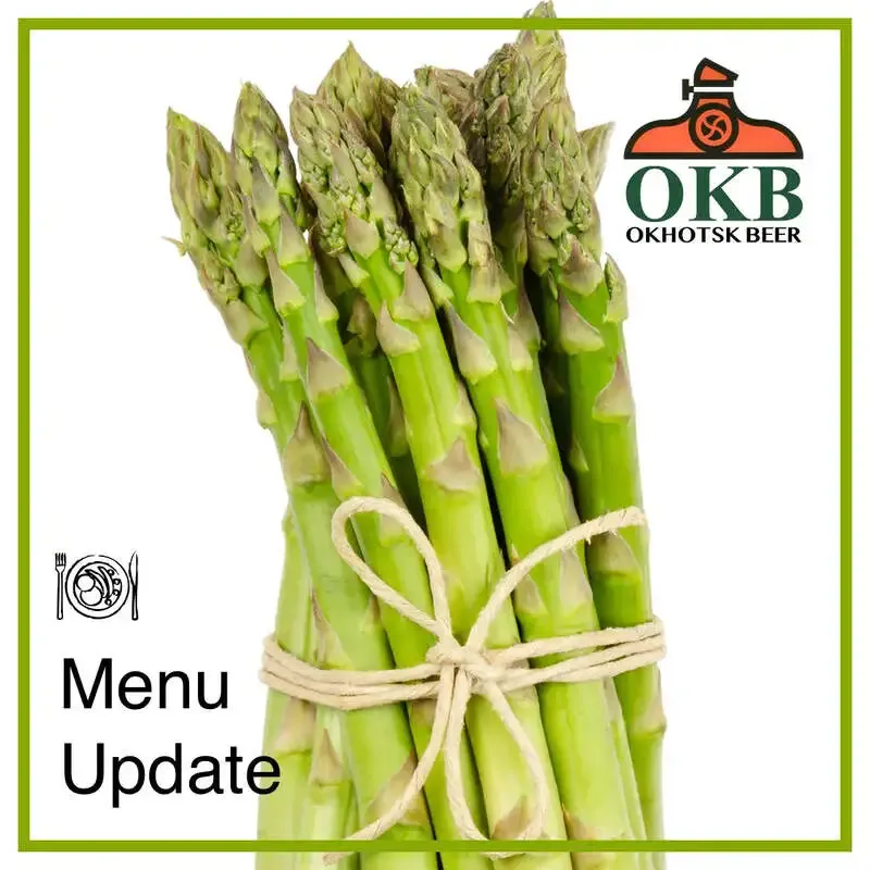 Okhotsk Beer Factory Launches Scallop & Asparagus Fair for June