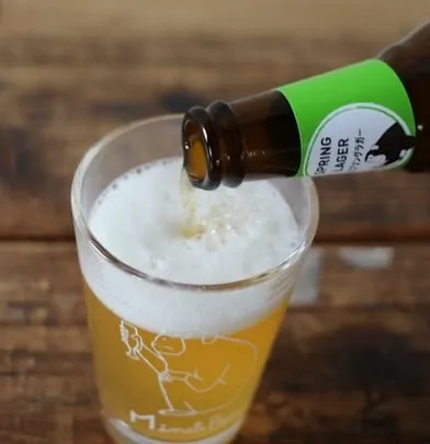 箕面ビール、限定『スプリングラガー』を案内　ジャーマンスタイルのピルスナー