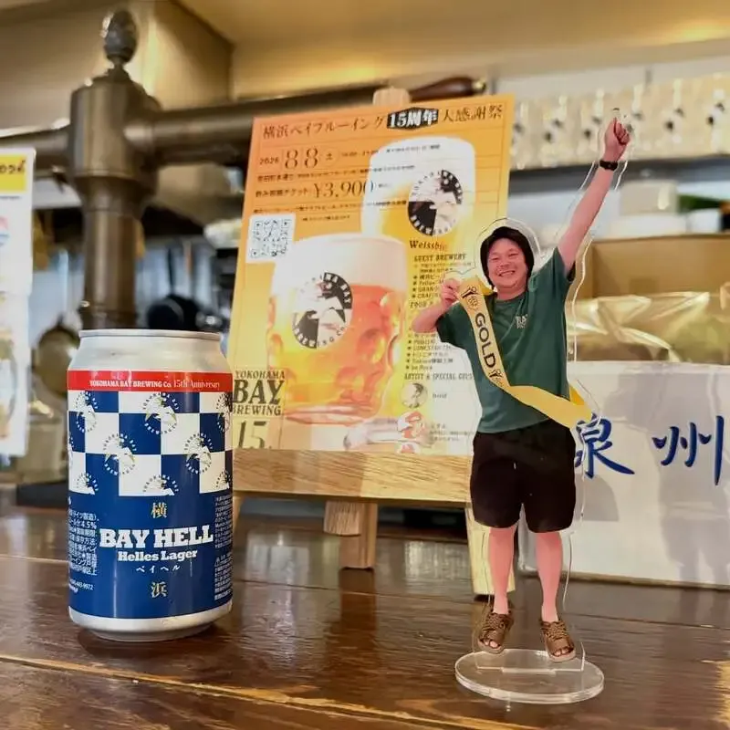 横浜ベイブルーイング関内本店、15周年大感謝祭前日に14種のビールを案内