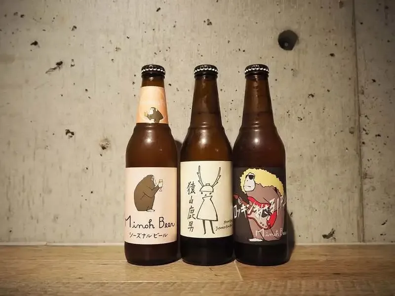 WITCH CRAFT Marketに箕面ビールのシーズナル3種が入荷、猿山鹿男とロッキンおさるIPA