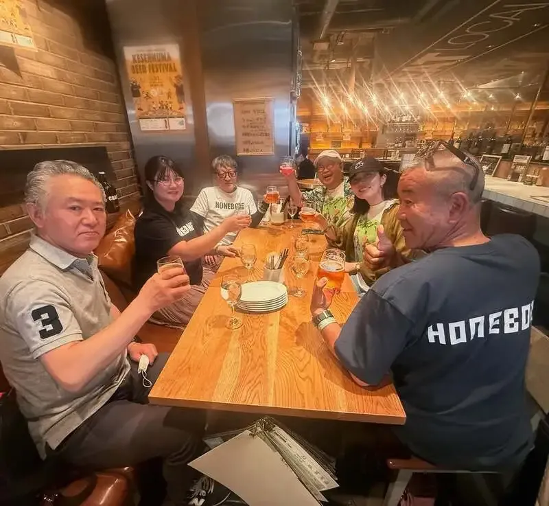 Craftsman Sendai Serves Black Tide Brewing's "Juicy Pink" on the Day of KESENNUMA BEER FESTIVAL