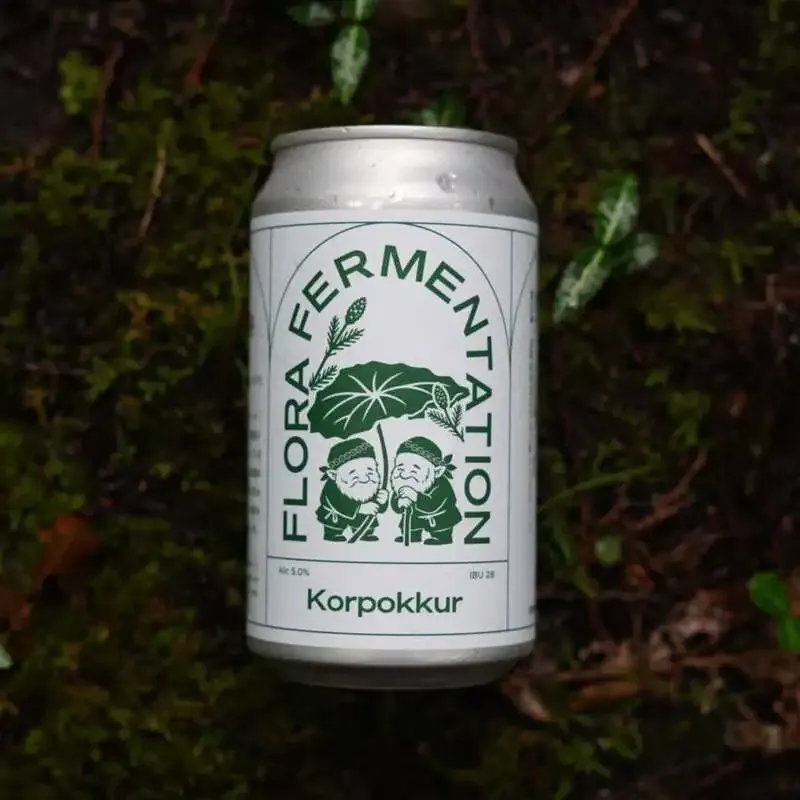 フローラファーメンテーション、NOMCRAFT Brewingとのコラボセゾン『Korpokkur』を発売