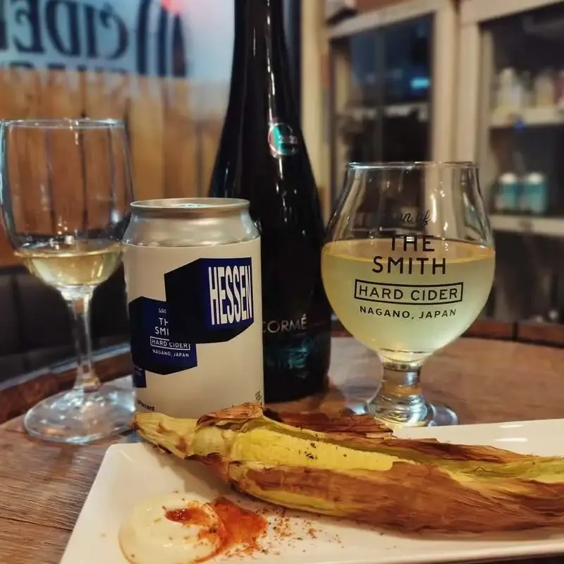 渋谷CIDER SHACKでサノバスミス新作「HESSEN」開栓、Apfelwein着想の一杯