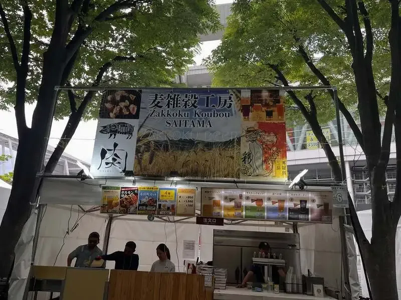 麦雑穀工房マイクロブルワリー、イベント開始前のブース写真を公開