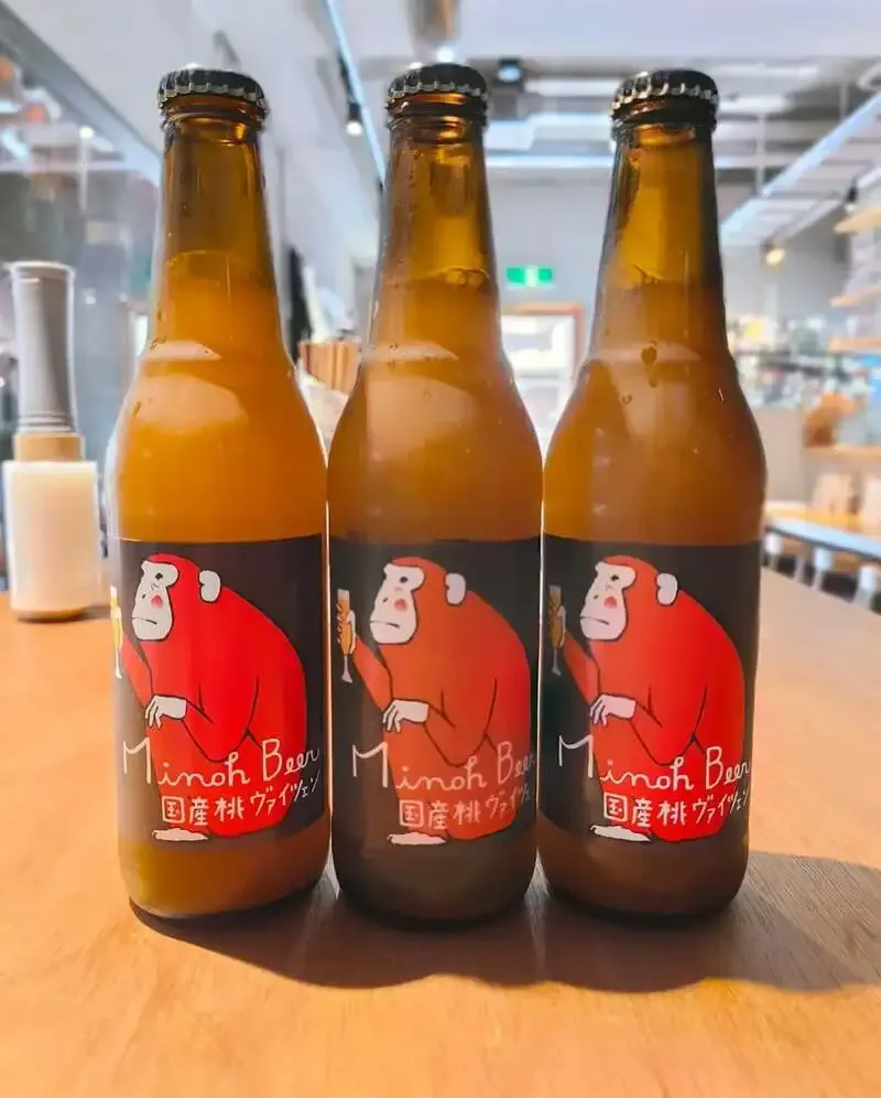 hangoutで箕面ビール「桃ヴァイツェン-早生-」開栓　TAROS BREWINGの8タップ稼働