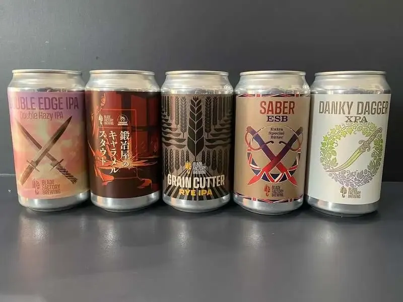 神戸・湊川のクラフトビールショップ トライアングル、Blade Factory Brewingの5種を紹介