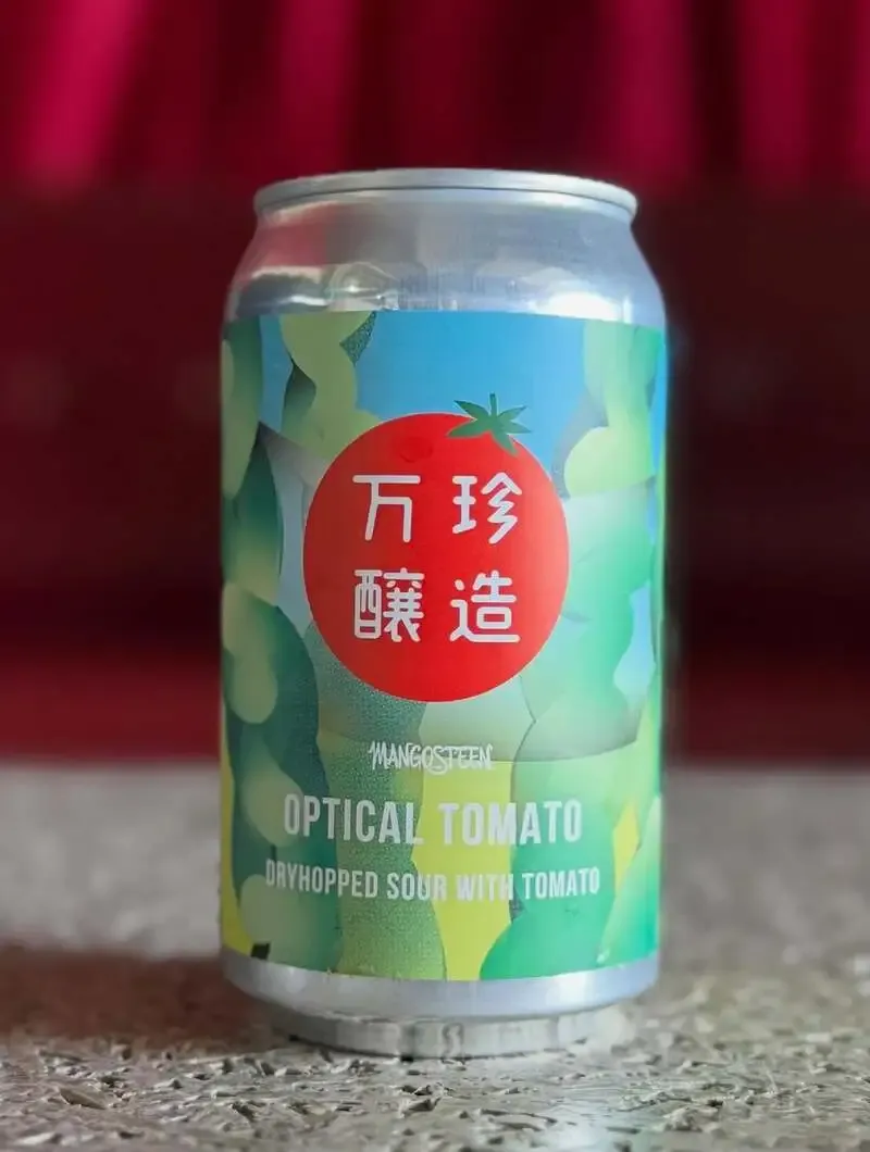 Manchin Liquor Store Now Selling Manchin Brewing's 'OPTICAL TOMATO' - A Sour Brew Made with 500 kg of Tomatoes