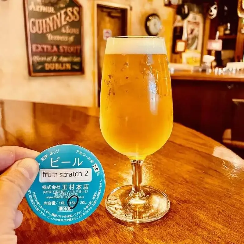 アイリッシュパブ タラモア、7月2日に志賀高原ビール新作「from scratch」開栓