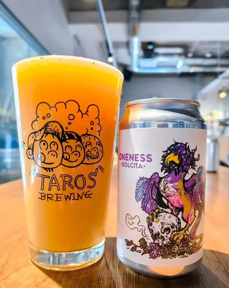 hangoutでTAROS BREWINGのONENESS-DOLCITA-を新規開栓