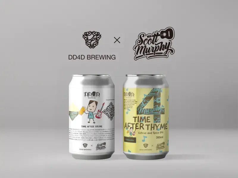 DD4D BREWING、スコット・マーフィーとのコラボビール「Time After Thyme」を発売