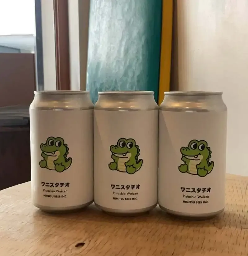 VANAVASA Serves HIMITSU BEER's Pistachio Weizen