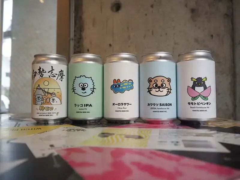 WITCH CRAFT Marketで三重・ひみつビールの「ラッコIPA」「オーロラサワー」入荷