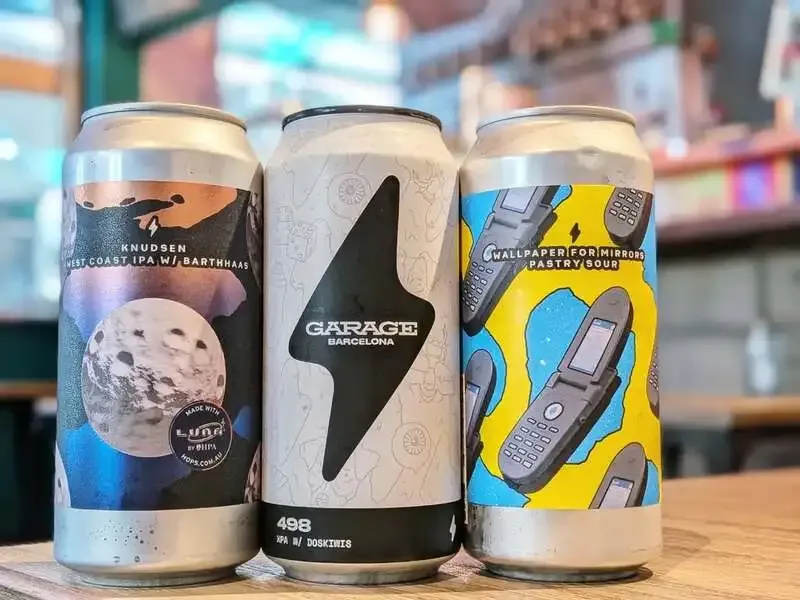 craft beer HOP CROWD、バルセロナ入荷のGARAGE缶とゲストビール10種