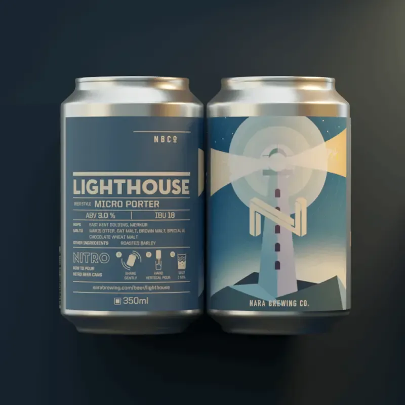 奈良醸造、低アル3.0%のマイクロポーター「LIGHTHOUSE」初回出荷を発表