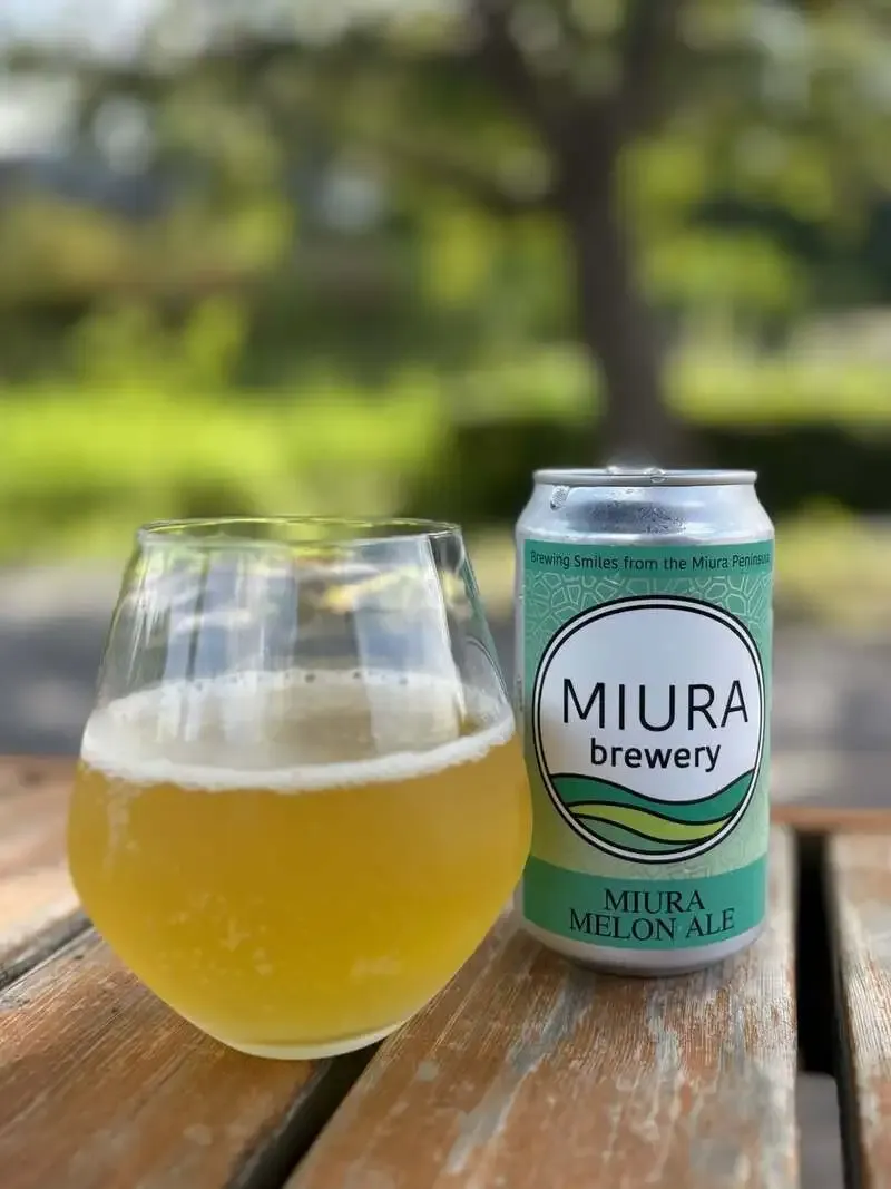 MIURA brewery Showcases Limited Melon Ale Made with 150 kg of Miura Melons