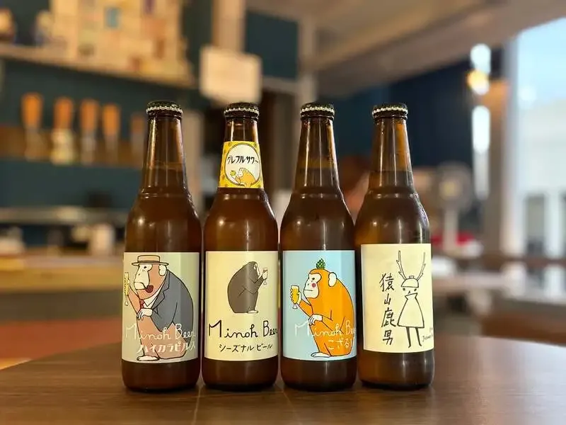 The Beer Shop Hirakata city adds four Minoh Beer releases